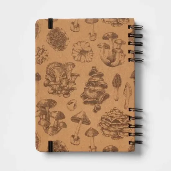 6"x8" Ez Grip Spiral Mushrooms Notebook - up&up&trade; image {3}