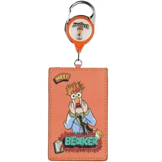 Disney The Muppets Beaker Character Design Retractable ID Badge Holder Keychain image {4}