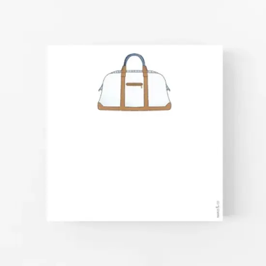 Weekender Bag 6" x 6" Square Notepad by Ramus & Co (100 Heavyweight Tear-Off Sheets) image {3}