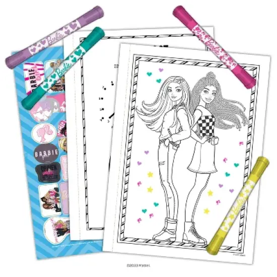 Barbie Coloring & Activity with Stamper Marker image {2}