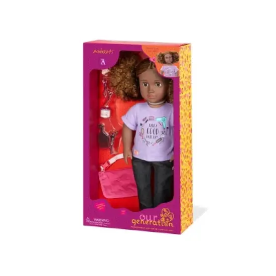 Our Generation Ashanti 18" Hair Stylist Doll image {4}