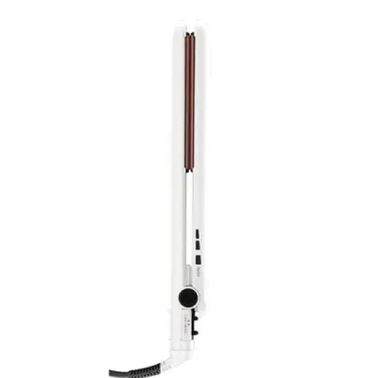 Conair Double Ceramic Flat Iron - White - 1" image {2}