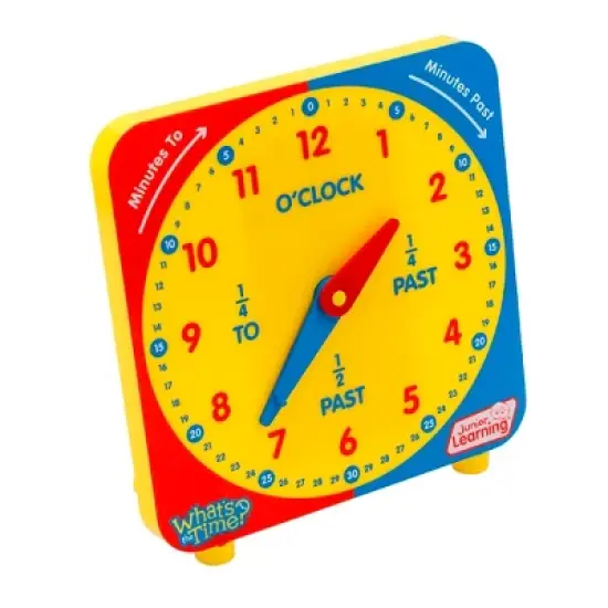 What's the Time Geared Clock Educational Toy image {4}