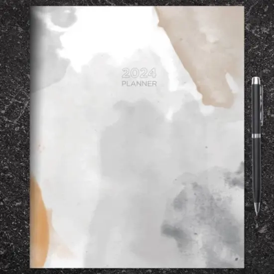 TF Publishing 2024 Monthly Planner 11"x9" Gray image {3}