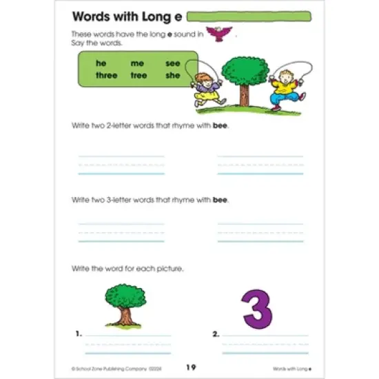 School Zone Spelling Puzzles Grades 1-2 Workbook - (Paperback) image {3}