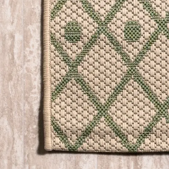 Boho Moroccan Indoor/Outdoor Area Rug  - JONATHAN Y image {8}