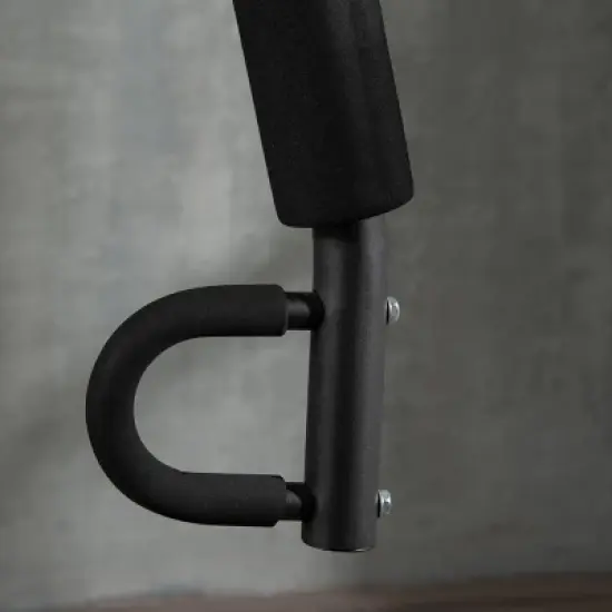 Soozier Home Gym, Multifunction Gym Equipment Workout Station with 100Lbs Weight Stack for Lat Pulldown, Leg Extensions, Preacher Bicep Curls image {4}