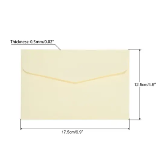 Unique Bargains Mini Envelopes Tiny Items Storage Cute Colored Present Card Holder for Wedding image {1}