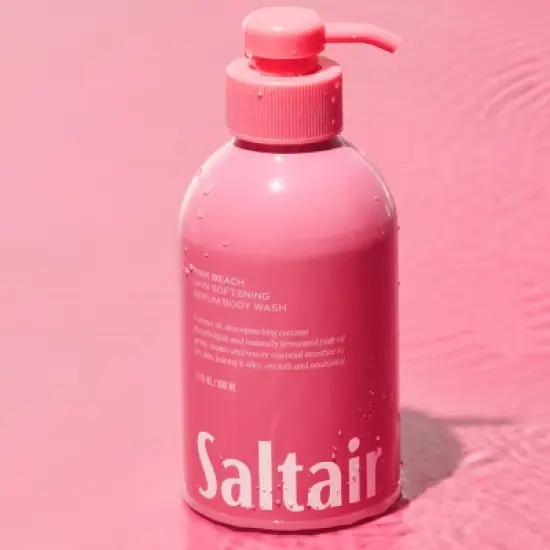 Saltair Pink Beach Serum Body Wash - Coconut Scent - 17 fl oz image {2}
