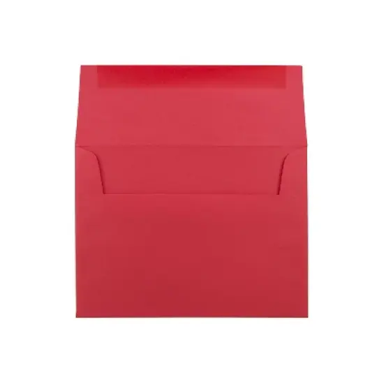 JAM Paper A6 Colored Invitation Envelopes 4.75 x 6.5 Red Recycled 67503 image {1}