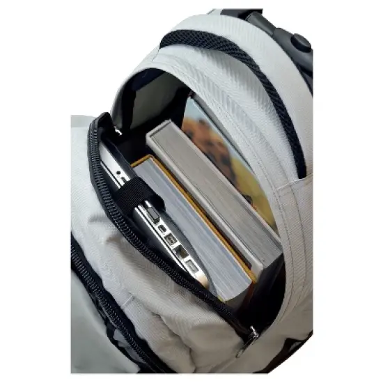 NBA&reg; Mojo Premium Wheeled Backpack - Gray image {5}