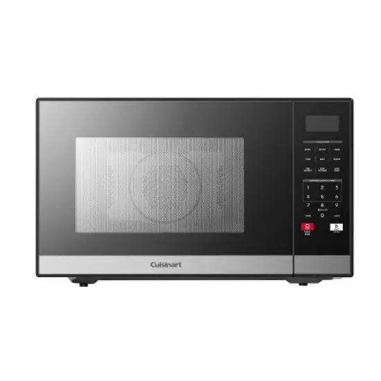 Cuisinart 1.2 cu ft Microwave Oven with Air Fryer: Countertop Convection, 1000W, Child Lock, 9 Programs, Black image {4}
