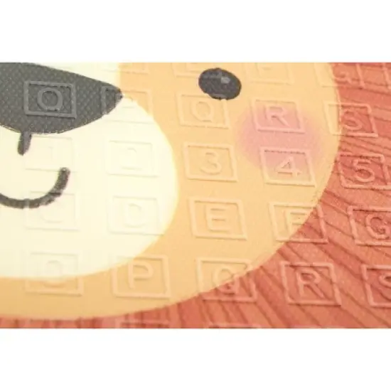 Dream On Me Play Time Reversible & Water-resistant  Baby Play Mat, Happy animals & Footprint image {10}