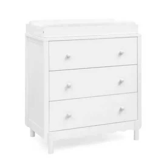 Delta Children William 3 Drawer Dresser with Changing Top image {10}