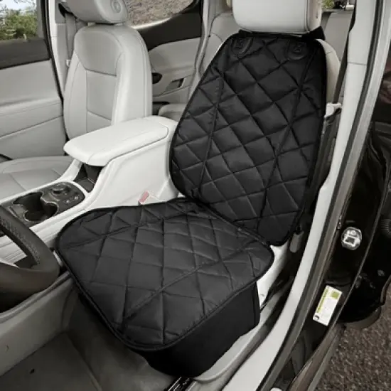 4Knines Front Seat Cover One Size Black image {7}