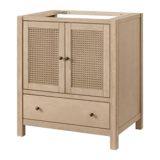 Alaterre Furniture Lucca Bathroom Vanity - Freestanding Cabinet Without Top image {12}