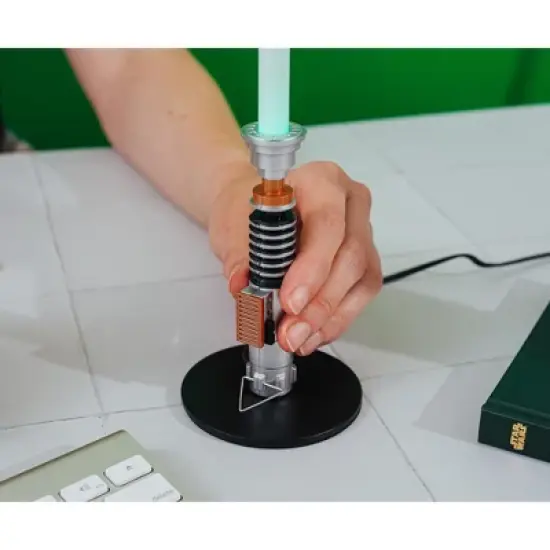 Ukonic Star Wars Luke Skywalker Green Lightsaber 12-Inch Mini LED Mood Light image {4}