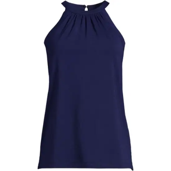 Lands' End Women's Light Weight Jersey Halter Neck Tank Top image {1}
