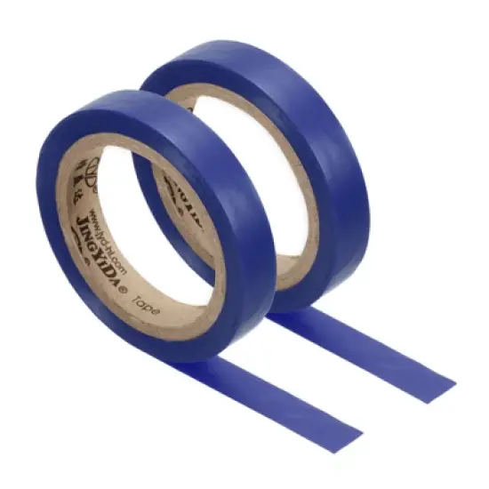 Unique Bargains PVC Thin Sticky Seal Tennis Badminton Racket Accessories Grip Finishing Tapes 26Ft 2 Pcs image {7}