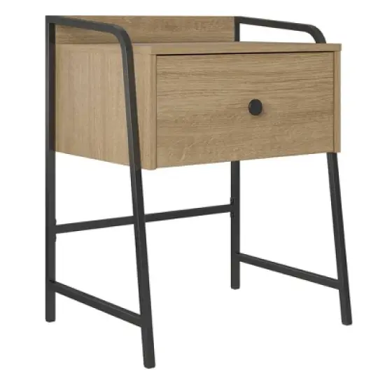 Bushwick Nightstand with Drawer Natural - Novogratz image {6}