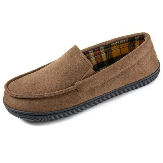RockDove Men's Flannel Lined Memory Foam Loafer Slipper image {6}
