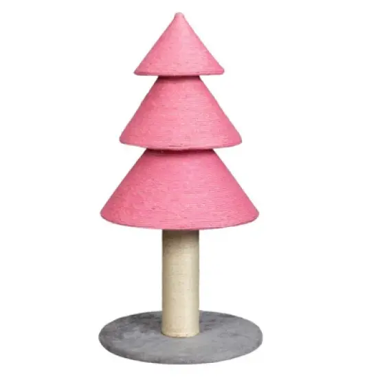 Karl Home 31.5 inch Christmas Tree Scratcher Cat Scratching Post image {3}