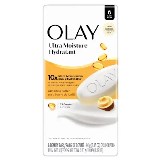 Olay Ultra Moisture Hydrant Bar Soaps - 3.17oz/6pk image {12}