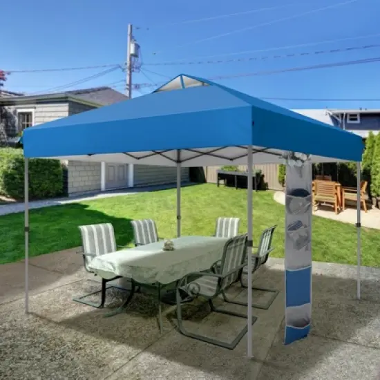 Captiva Designs 10&rsquo;x10&rsquo; Instant Pop Up Canopy Tent &ndash; One-Push Setup with Vented Roof, Includes Storage Bag and Accessories image {6}