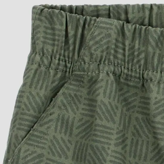 Carter's Just One You&reg; Baby Boys' 2pc Sunshine Top & Bottom Set - Olive Gray image {2}