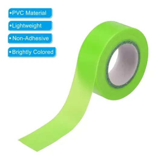 Unique Bargains PVC Non-Adhesive Flagging Tapes for Tree Outdoor Trail 3 Pcs image {3}