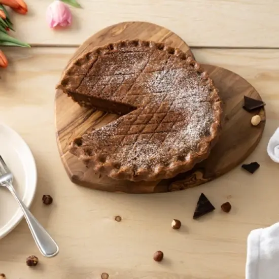 Berard Olivewood Cutting Board, Heart Shape, 11 x 6.7 x 0.63" image {5}