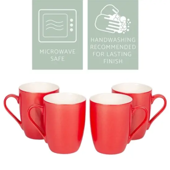 Elanze Designs 10 Ounce Ceramic Decorative Laser Engraved Giftable Novelty Tea Coffee Cup Mug Crimson Red Baby Elephant Heart image {2}