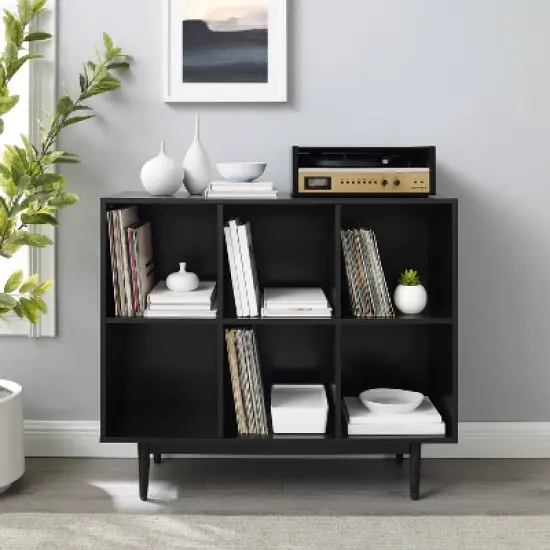 35.88" Liam 6 Cube Bookcase - Crosley image {2}