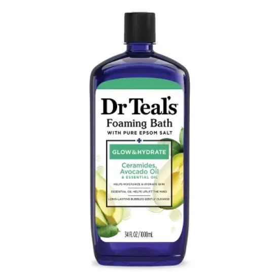 Dr Teal's Glow & Hydrate Essential Oils Foaming Bath Soak - 34oz image {7}