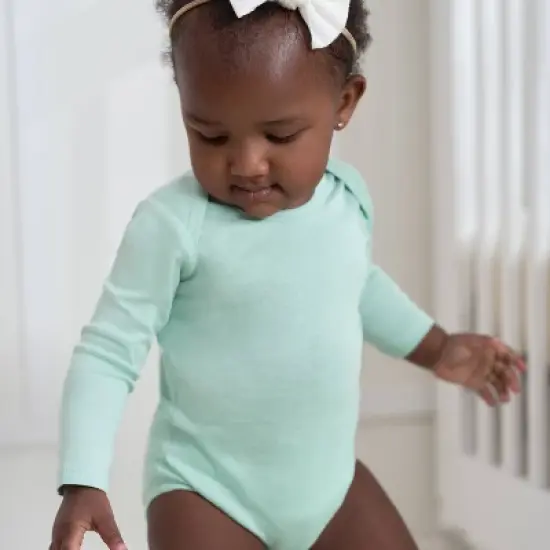 Gerber Baby 4pk Long Sleeve Onesies image {13}