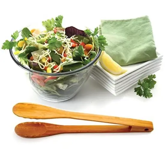 Norpro 12-inch Bamboo Tongs image {1}