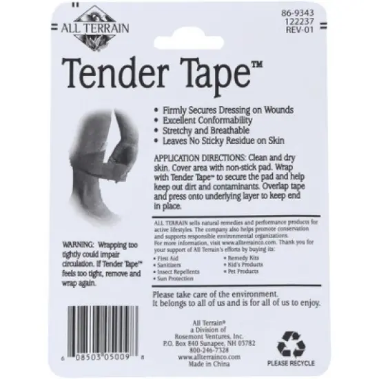 All Terrain Tender Tape 2" x 5 yards - 1 ct image {1}