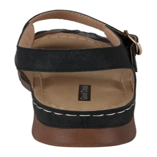 GC Shoes Millis Woven Comfort Slingback Flat Sandals image {2}