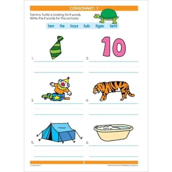 School Zone Big Spelling 1-3 Workbook - (Paperback) image {2}