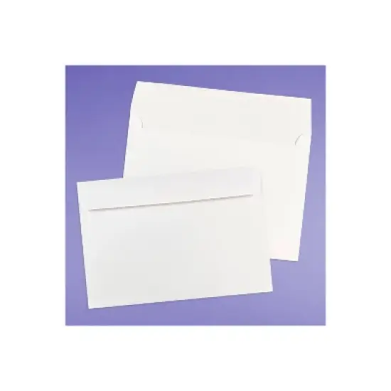 JAM Paper 7 x 10 Booklet Commercial Envelopes White 5528 image {3}