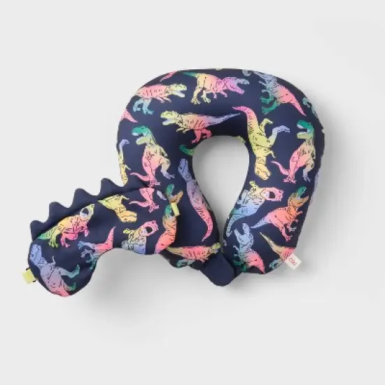 Kids' Neck Pillow and Eye mask Set Dino - Cat & Jack&trade; image {3}