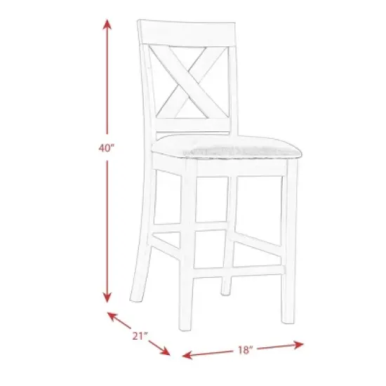 Alexa Counter Height Side Chair Set - Picket House Furnishings image {10}