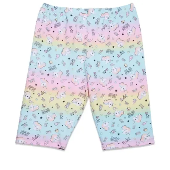 JoJo Siwa Girls Graphic T-Shirt and Bike Shorts Outfit Set Toddler to Big Kid image {2}