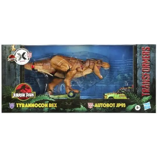 Tyrannocon Rex and JP93 Set of 2 | Jurassic Park | Transformers Collaborative Action figures image {2}