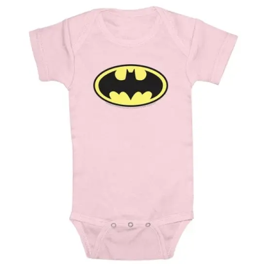Infant's Batman Classic Bat Logo Onesie image {3}
