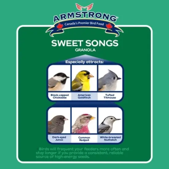 Armstrong Wild Bird Food Royal Jubilee Sweet Songs Granola Stack, 7.05oz image {1}