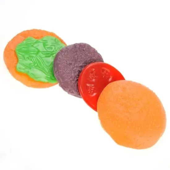 Link Worldwide Kitchen Fun Burgers & Hot Dogs Fast Food Deluxe Cooking Play Set Comes With 26 Accessories - Yellow/Orange image {10}