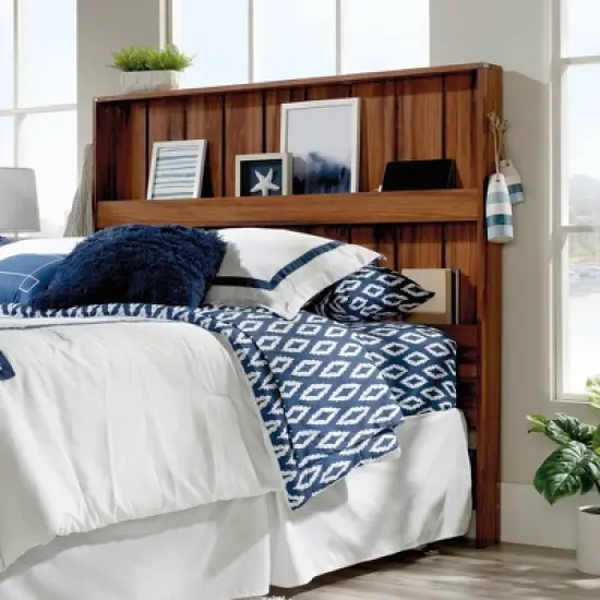 Queen Vista Key Headboard Blaze Acacia - Sauder image {5}