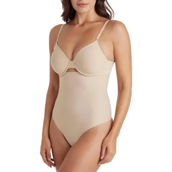 TC Fine Intimates Womens Sleek Essentials Hi Waist Thong image {1}