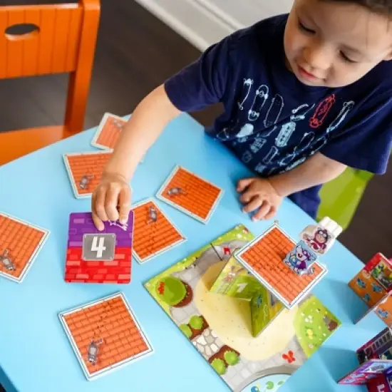 HABA My Very First Games Rhino Hero Junior Cooperative Stacking & Matching Game image {10}